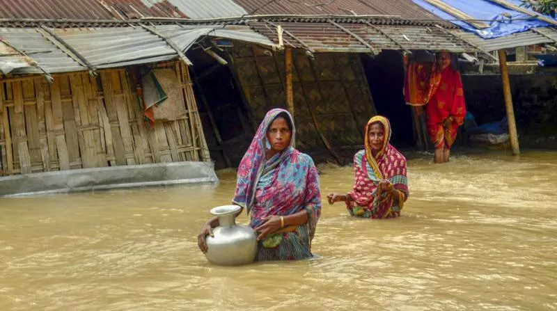 Devastating Floods Created Havoc In Several Northeastern States  - Sakshi