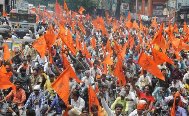 VHP Bajrang Dal Protest Over CIA World Factbook - Sakshi