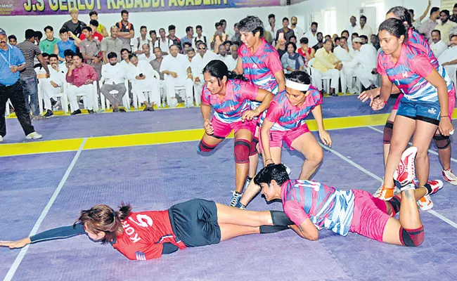 South Korea beat Telangana in Friendly Kabaddi Tournament - Sakshi