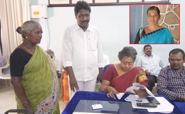 Krishnaveni Want To Survey Her Land From 2007 In Guntur - Sakshi