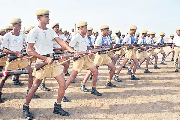 Full extent of police recruitment is revealed in the notification - Sakshi