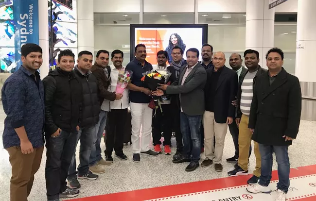 MLA Prakash goud reaches Sydney to attend TG farmation day celebrations - Sakshi