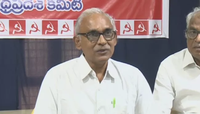 CPM Leader BV Raghavulu Slams Takes On Chandrababu Naidu - Sakshi