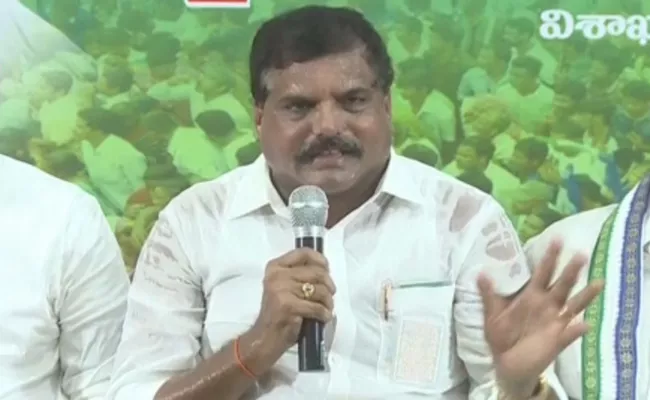 Botsa Satyanarayana Slams TDP Government On Nayi Brahmin Issue - Sakshi