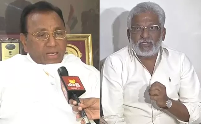 YV Subbareddy And Other YSRCP Ex MPs Slams Chandrababu Naidu - Sakshi