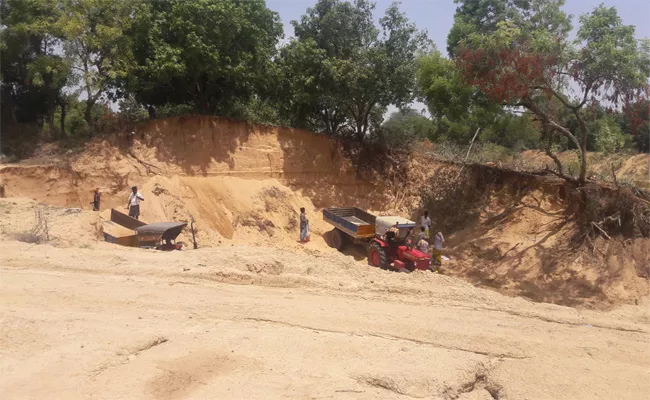 Sand Mafia In Renigunta - Sakshi