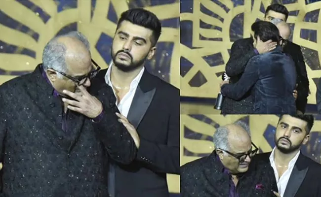 Boney Kapoor Was Become Emotional At IIFA Awards - Sakshi