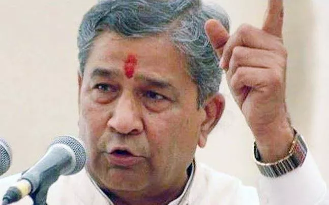 Rajasthan BJP Leader Ghan Shyam Tiwari Resigned To His Party - Sakshi