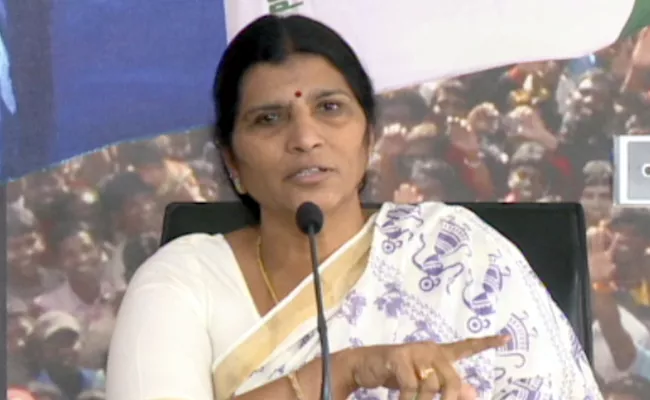 YSRCP Ledar Lakshmi Parvathi Fires TTD - Sakshi