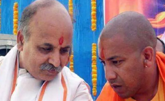 Yogi And Togadia Visit Ayodhya Over Ram Temple Issue - Sakshi