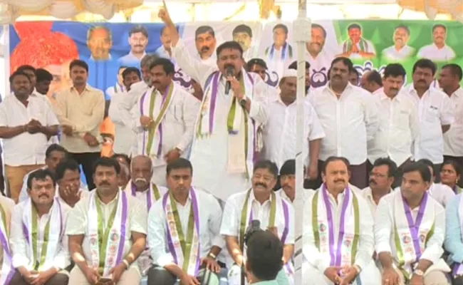 YSR Congress Party Maha Dharna Started At Rajampet - Sakshi