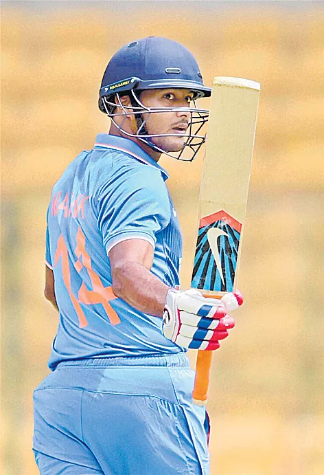 Mayank Agarwal, Deepak Chahar power India A to 7-wicket win  - Sakshi