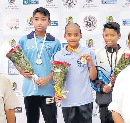 Two medals for AP Swimmer - Sakshi