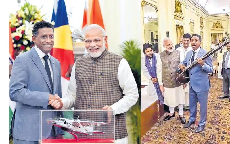 Seychelles President strikes 'notes of friendship' for PM Narendra Modi - Sakshi