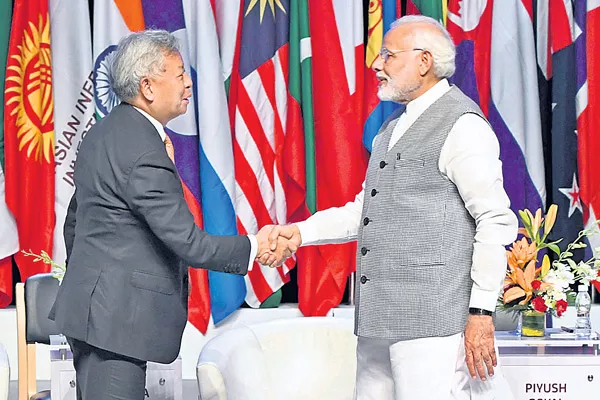 Modi wants AIIB to expand financing by 10 times in next 2 years - Sakshi