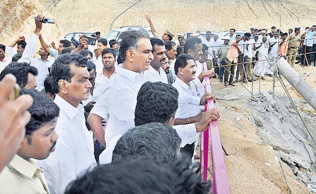 KCR To Lay Foundation Stone For Gattu Lift Irrigation Project Says Harish Rao - Sakshi