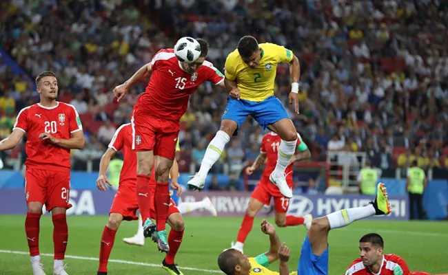 FIFA World Cup Brazil Beat By Serbia With 2-0  - Sakshi