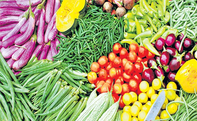 Kitchen Gardens In Government Schools Mid Day Meal Telangana - Sakshi