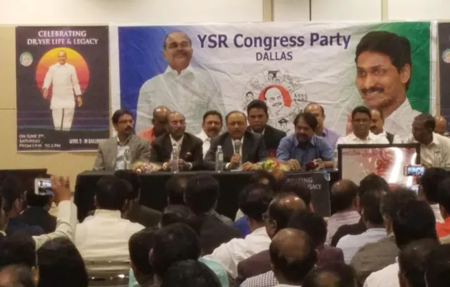 ATC Pay Rich TRibute To YS Rajasekhara Reddy In Dallas - Sakshi