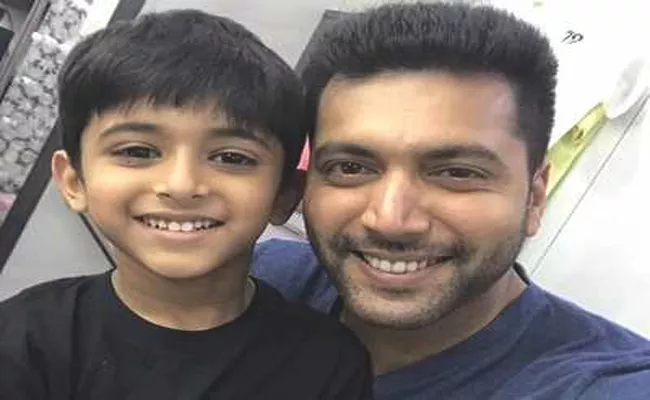 Jayam Ravi Son Arav Ravi Introducing Child Artist In Hes Movie - Sakshi