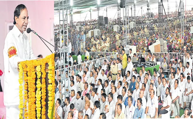 CM KCR Foundation Stone To Gattu Lift Irrigation In Mahabubnagar - Sakshi