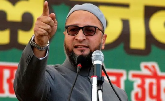 Contest From Hyderabad If You Have Guts  Owaisi  Challenge - Sakshi