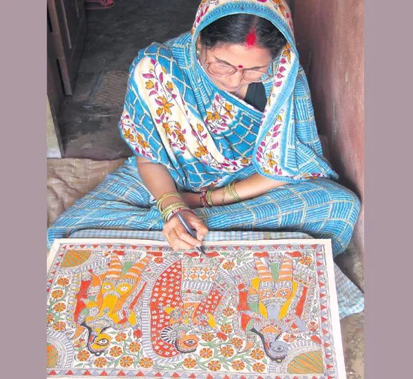 Madhubani paintings by gauri mishra - Sakshi