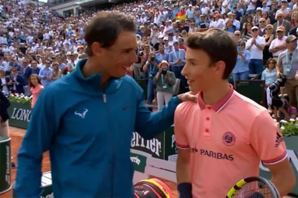 Rafael Nadal Makes Ball Boys Day At Roland Garros - Sakshi