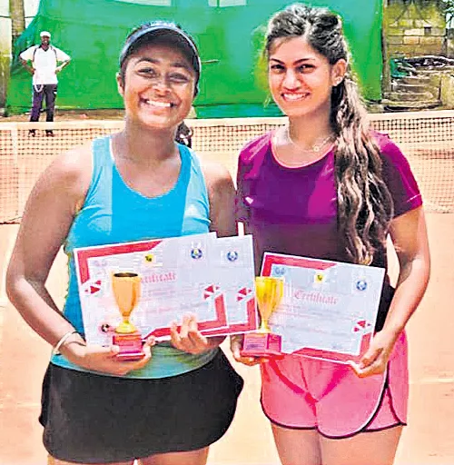 Sindhu Pair runnerup in AITA Womens Toruney - Sakshi