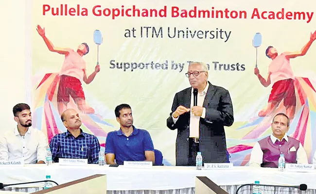 Pullela gopichand starts new badminton academy in raipur - Sakshi