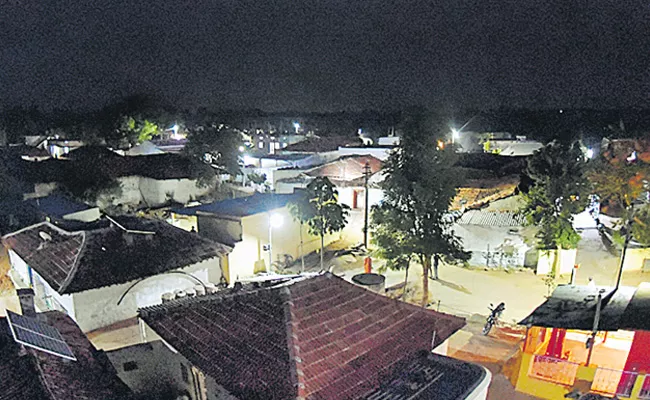 Village Total Have Solar Lights - Sakshi