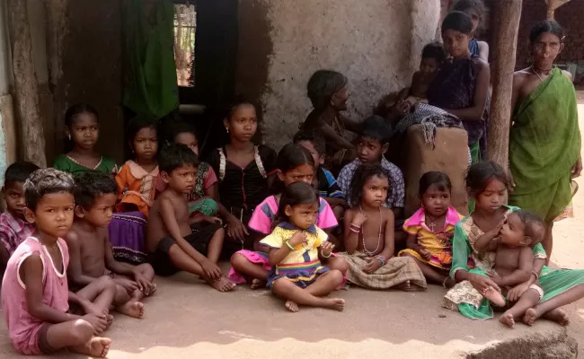 Tribal Children Far Away From School Education In Vizianagaram - Sakshi