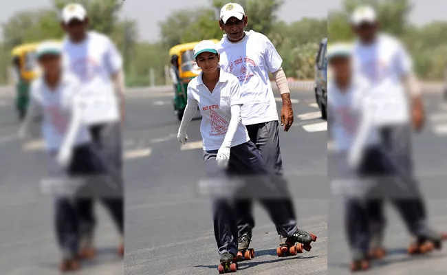 Roller skater Sheetal Pandya Completes 29 Years For Her World Record - Sakshi