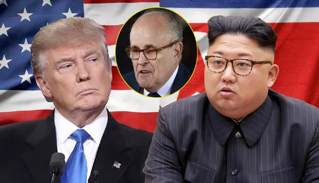 Kim Jong Un Only Begging For Meeting With Trump, Says Rudy Giuliani - Sakshi