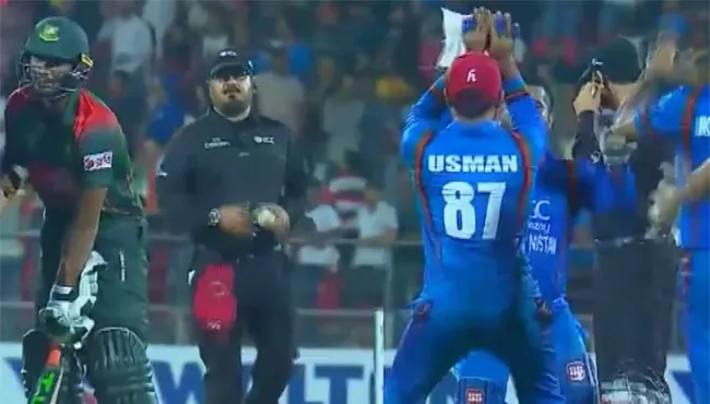 Afghanistan Cricket Team Celebrates With Nagin Dance - Sakshi