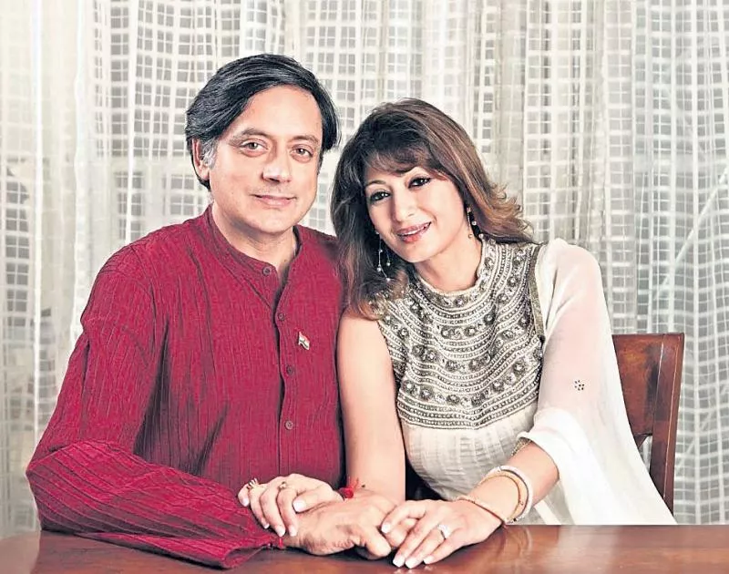 Special story sunanda pushkar and shashi tharoor  - Sakshi