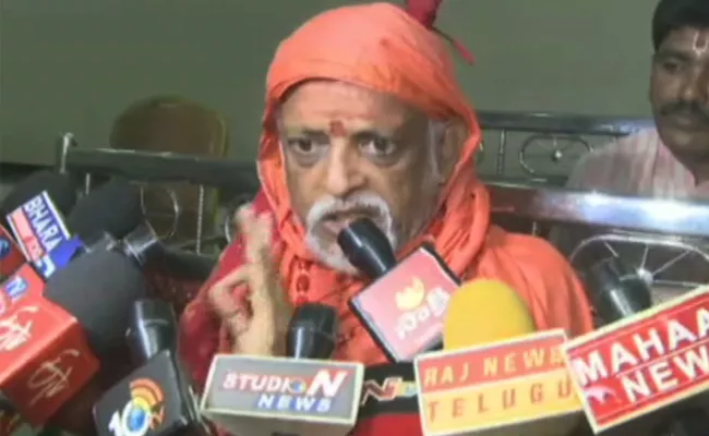 Vidya Ganeshananda Bharathi Swami Worried About TTD Row - Sakshi