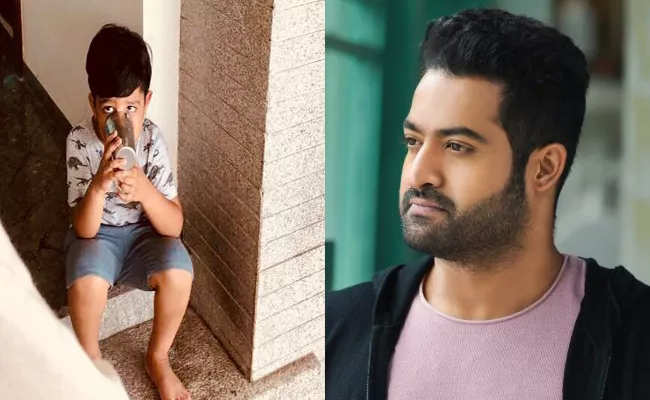 NTR Tweeted About His Son Abhay - Sakshi