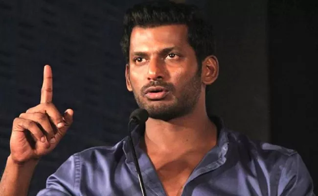 Vishal Announced That He Donates Abhimanyudu Movie Profit For Telugu Farmers - Sakshi