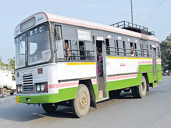 Cargo transaction in RTC buses - Sakshi