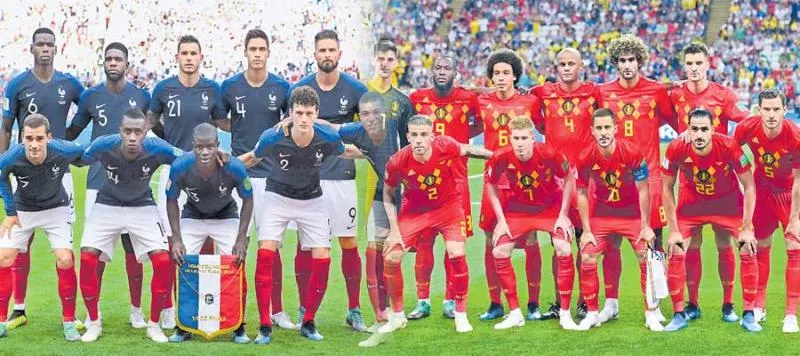 France-Belgium gear up for a mega midfield battle in semi-finals - Sakshi