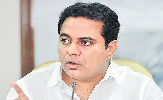 IT Minister KTR Says Govt Should Develop New Clusters In Hyderabad - Sakshi