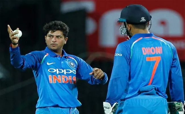 Kuldeep Yadav Says MS Dhoni Fire In Indore T20 Match - Sakshi