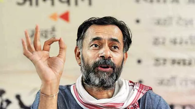 Yogendra Yadav Accuses PM Of Targeting His Family - Sakshi