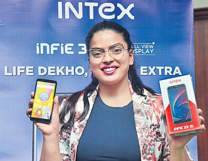 New Smartphone for Three Months: Intex - Sakshi