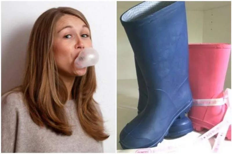 Can You Imagine Boots With Bubble Gum - Sakshi