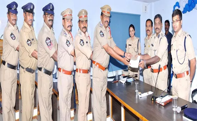 Awards To Vizianagaram District Police - Sakshi