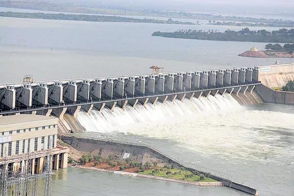 Krishna water to the Almatti Dam - Sakshi