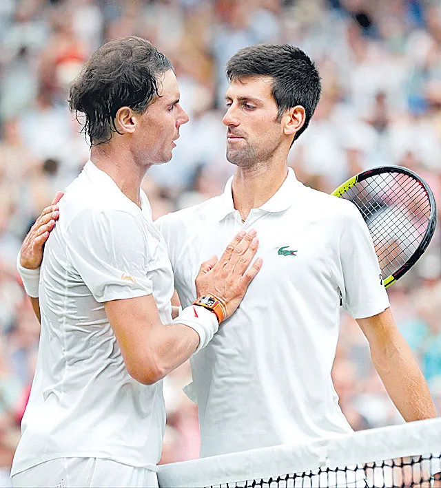 Novak Djokovic beats Rafael Nadal to reach Wimbledon final - Sakshi