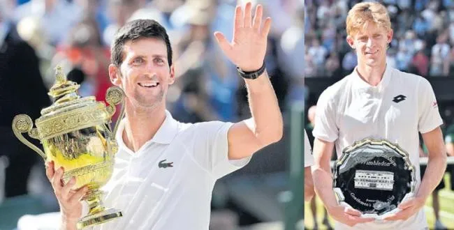 Novak Djokovic wins fourth Wimbledon by beating Kevin Anderson - Sakshi